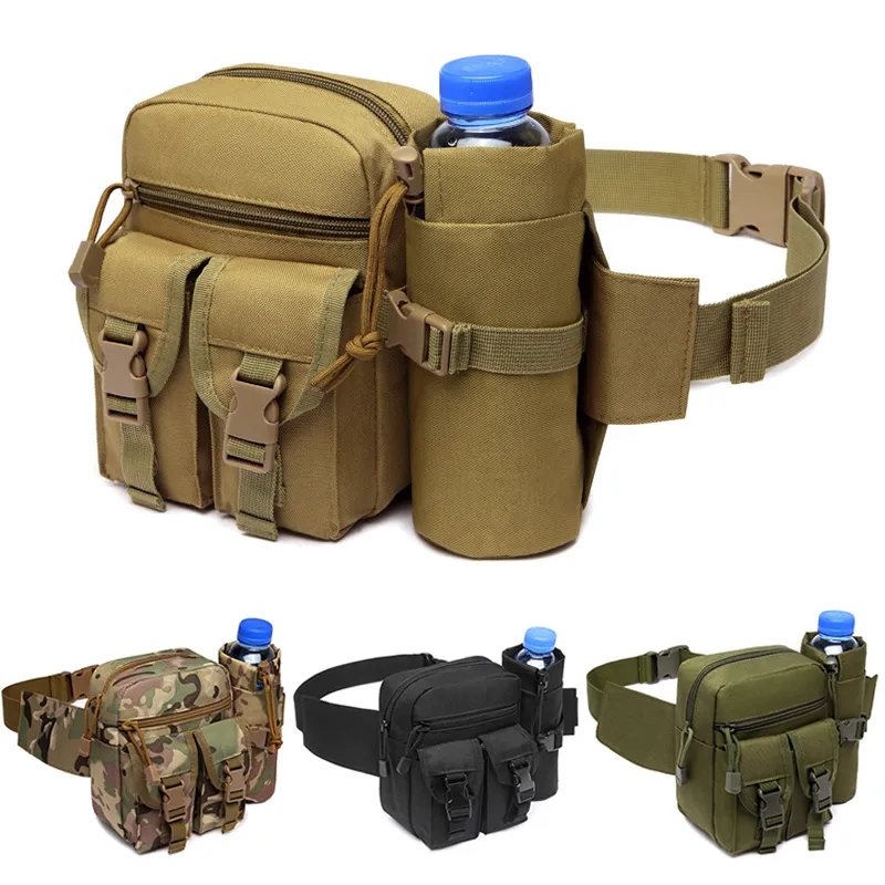 Mountain Biking Hip Pack - Outdoor Waist Bag Men Tactical Water