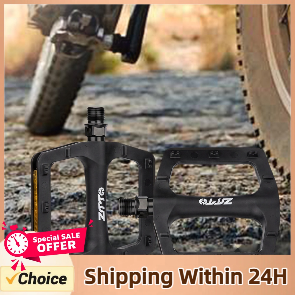 Pedal Platform Flat - Double DU Bearing Ultralight Bike Pedals