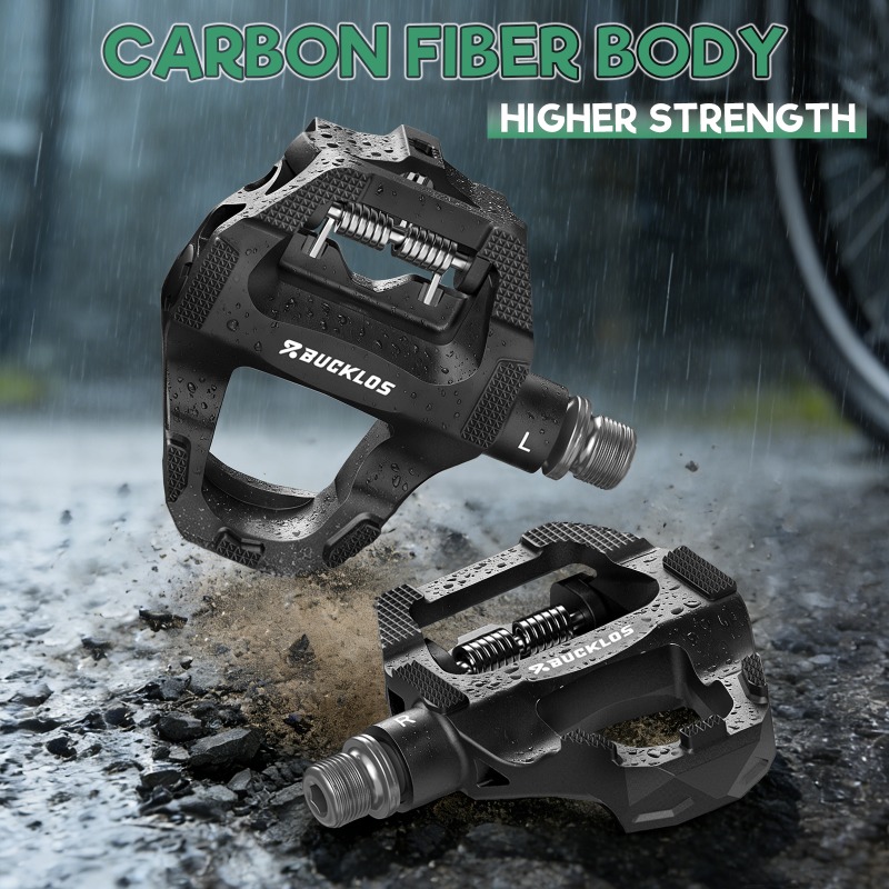 BUCKLOS PD-R685 Road Bike Peda - Pedal Platform Flat recension och pris