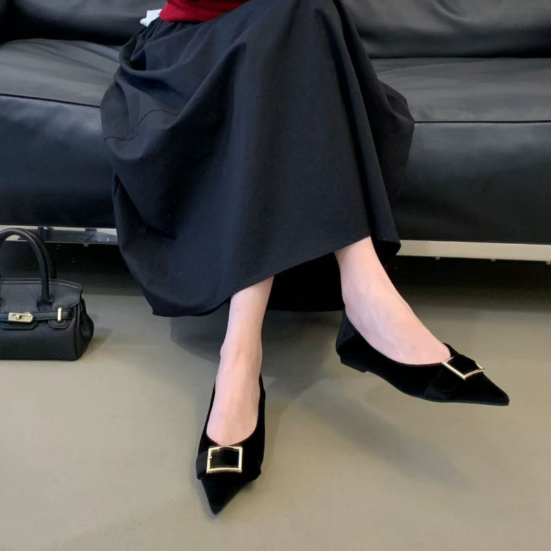 Women's High-quality Elegant T - Pedal Platform Flat recension och pris