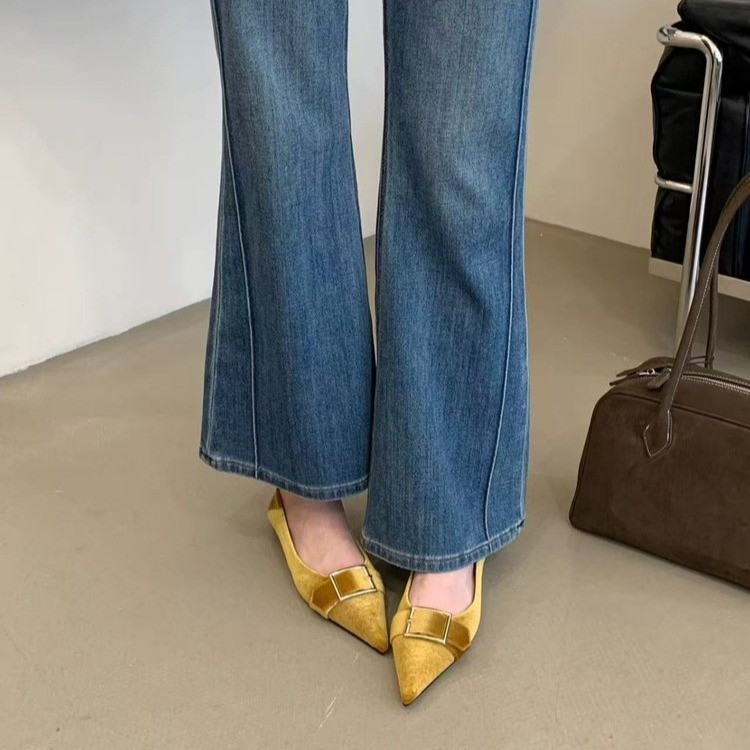 Women's High-quality Elegant T - Pedal Platform Flat recension och pris