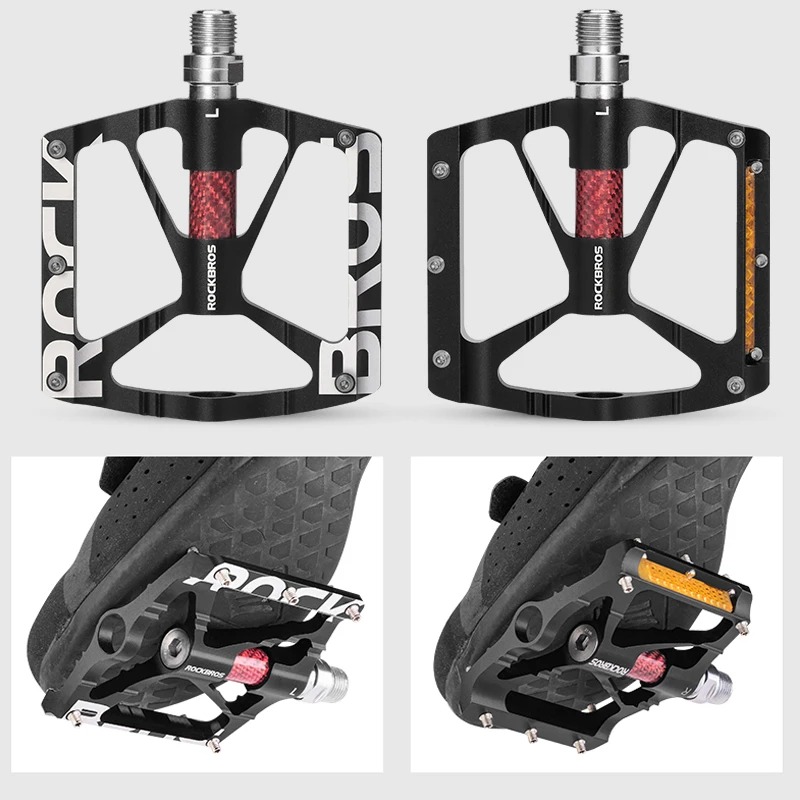 ROCKBROS Bicycle Pedals Alloy  - Pedal Platform Flat recension och pris