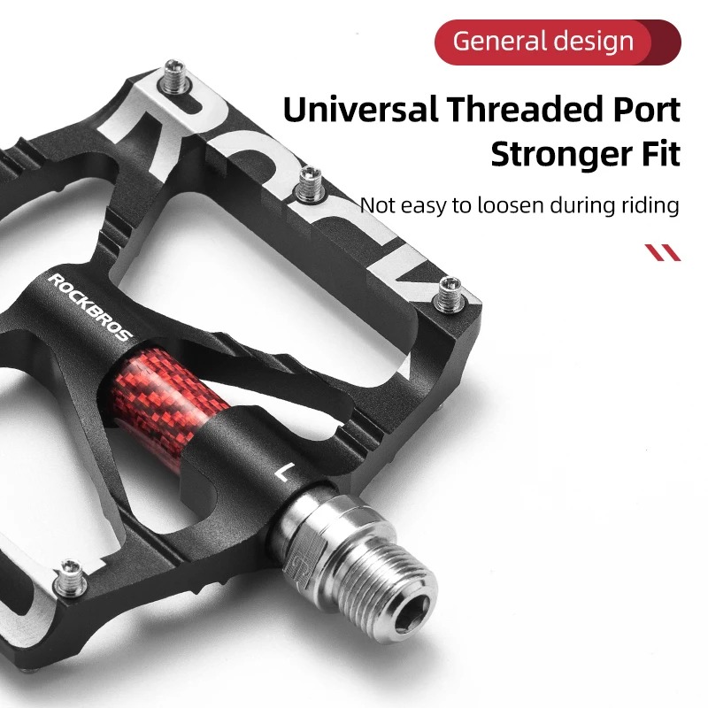 ROCKBROS Bicycle Pedals Alloy  - Pedal Platform Flat recension och pris