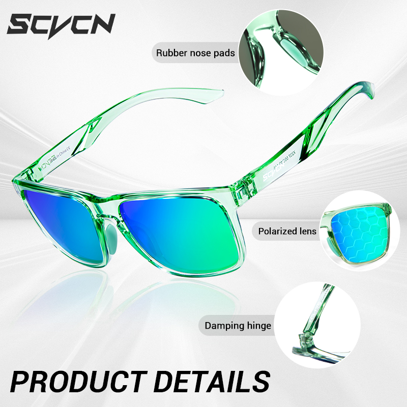 SCVCN Fishing Sunglasses Polar - Mountain Biking Glasses recension och pris