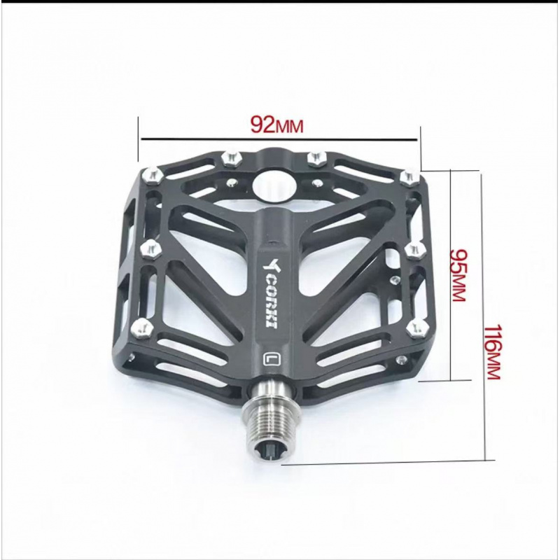 CORKI Mountain Bike Pedals Hol - Pedal Platform Flat recension och pris
