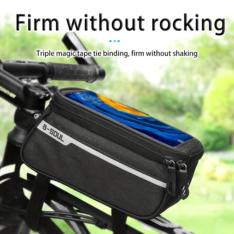 B-SOUL bicycle front beam bag, - Mountain Biking Hip Pack recension och pris