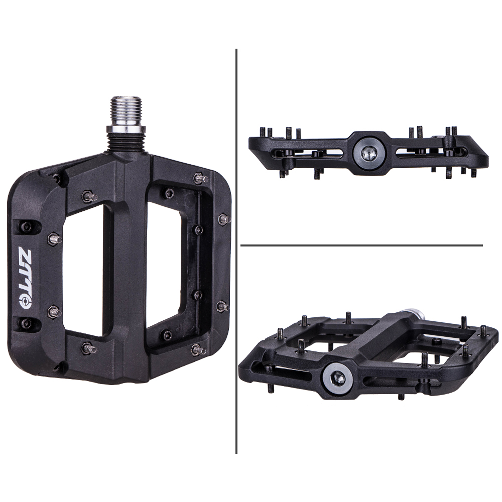 MTB Bike Pedals Non-Slip Mount - Pedal Platform Flat recension och pris
